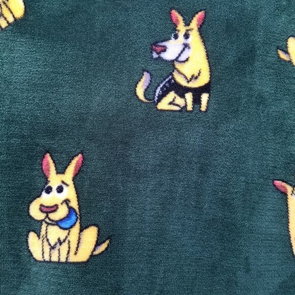 OODIE Oversized Hoodie Kids Age 4-13 yrs German Shepherd Dog Green Fleece Comfy - Picture 7 of 13